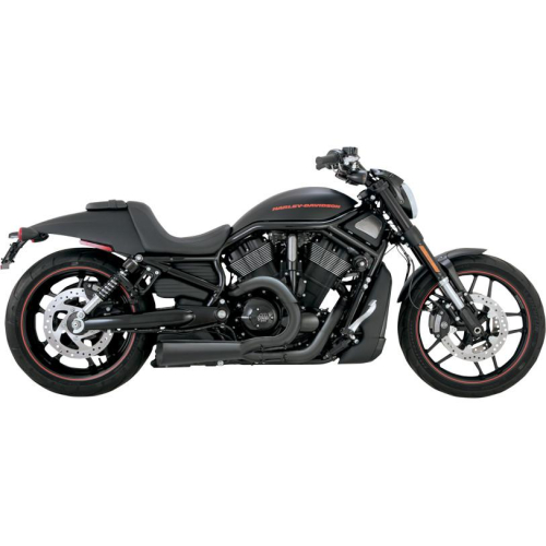 Vance & Hines - Vance & Hines Competition Series 2:1 Exhaust System - Black - 75-117-9