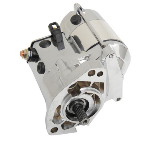 Terry Components - Terry Components Starter Motor - 1.2kW - Polished/Chrome - 772081