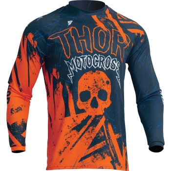 Thor - Thor Sector Gnar Youth Jersey - 2912-2227 - Midnight/Orange - 2XL