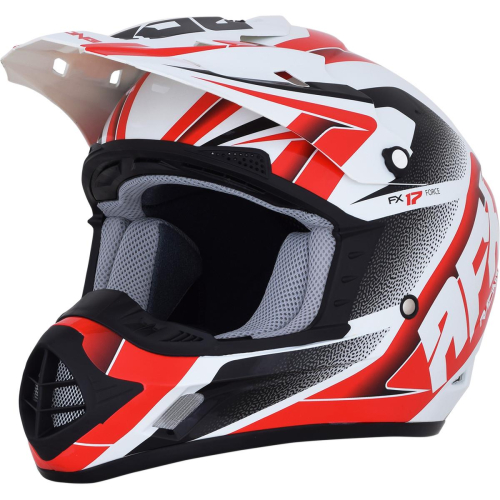 AFX - AFX FX-17 Force Helmet - 0110-5243 - White/Red - X-Small