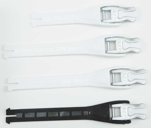 Fly Racing - Fly Racing Strap Kit for Sector Boots - Size: 7-10 - White - STRAP KIT WHT 7-9