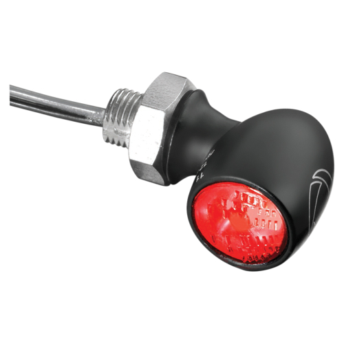 Kuryakyn - Kuryakyn Atto Rear Marker Light by Kellermann - Smoke Lens/Red/Red LED/Satin Black Housing - 2523