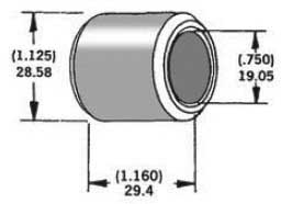 HardDrive - HardDrive 3/4in. Axle Spacers - 1.160in. W - Zinc - 339293