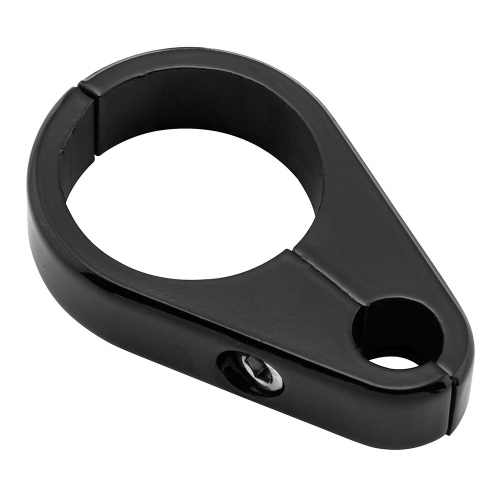 Bikers Choice - Bikers Choice Clutch Cable Clamp - 1-1/8in. - Smooth Black - 482969