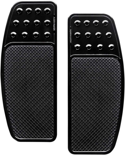 Accutronix - Accutronix Drilled Original Floorboards - Knurled Heel - Black - FBF91-KDOB