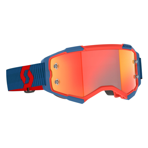 Scott USA - Scott USA Fury Goggles - 272828-7698280 - Navy/Mirror Red Lens - OSFM