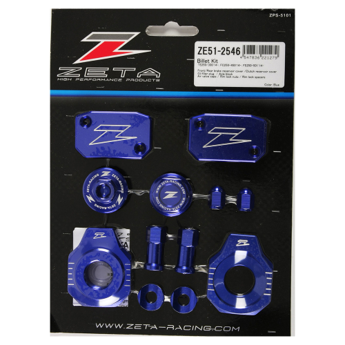 ZETA - ZETA Billet Kit - Blue - ZE51-2546