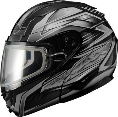 G-Max - G-Max GM64S Carbide Snow Helmet - G2641544 TC-5 - Gloss Black/Dark Silver - Small