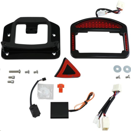 Cycle Visions - Cycle Visions Eliminator LED Taillight/License Plate Frame - Black - CV4849B