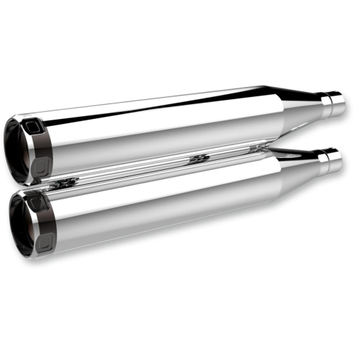 Khrome Werks - Khrome Werks 4in HP-Plus Performance Muffler with Black Billet Tips - 202900