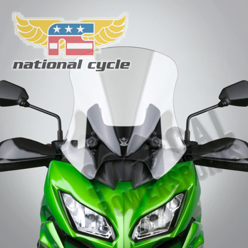 National Cycle - National Cycle VStream Windshield - 18.38in. - Poly/FMR/Light Tint - N20116