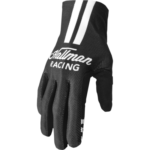 Thor - Thor Hallman Mainstay Roosted Gloves - 3330-7309 - Black/White - X-Small