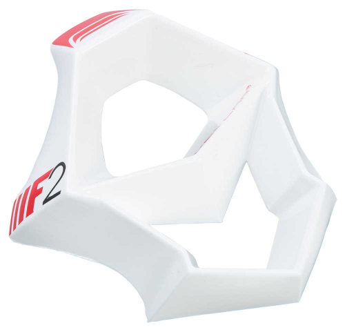 Fly Racing - Fly Racing Mouthpiece for F2 Carbon Helmets - Acetylene White/Red - 73-46202