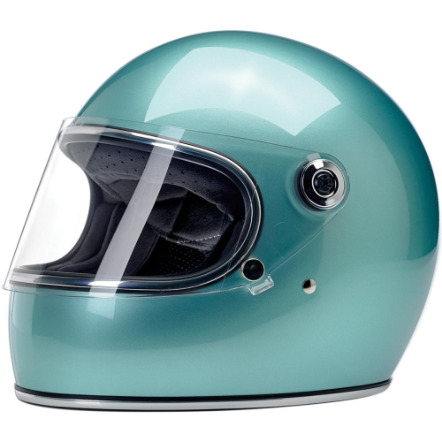 Biltwell Inc. - Biltwell Inc. Gringo S Solid Helmet - 1003-313-101 - Metallic Sea Foam - X-Small