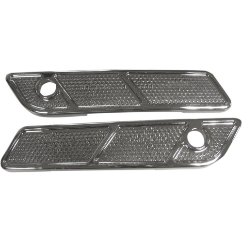Paul Yaffe Originals - Paul Yaffe Originals Saddlebag Hinge Covers - Speed Freak - Chrome - PYO:SBHC2014SFC