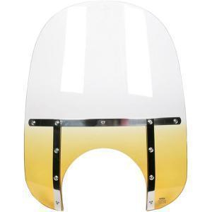 Memphis Shades - Memphis Shades Memphis Fats Windshield (7in. Cutout) - 19in. - Gradient Yellow - MEM3315