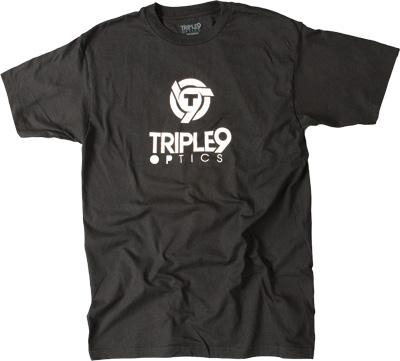 Triple 9 Optics - Triple 9 Optics Logo T-Shirt - 37-2720S - Black - Small