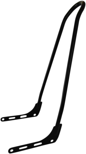 Motherwell - Motherwell One-Piece Sissy Bars - 25in. - Gloss Black - MWL-156T-18GB