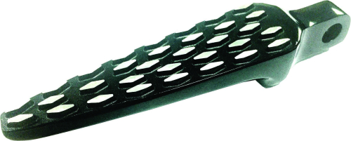 HardDrive - HardDrive Argyle Foot Pegs - Straight Male Mount - Gloss Black/Raw Cut - 353436