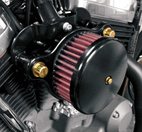 Joker Machine - Joker Machine High Performance Air Cleaner Assembly - Smooth Black Anodized - 10-201B