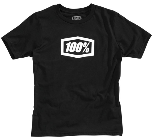 100% - 100% Icon Youth T-Shirt - 20001-00005 - Black - Medium