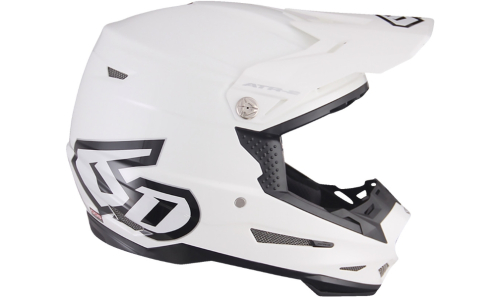 6D - 6D ATR-2 Solid Helmet - 12-0526 - Gloss White - Medium