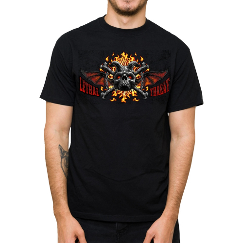 Lethal Threat - Lethal Threat Hell Was Full T-Shirt - LT20901-5XL - Black - 5XL