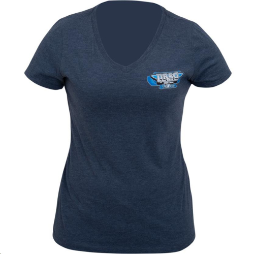 Drag Specialties - Drag Specialties 20-21 Oldbook Cover Bike Short Sleeve Shirt - 3031-3862 - Blue/Gray - Medium