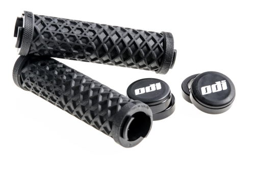 ODI - ODI Vans (No Flange) Lock-On Grips - 130mm - Black - D3OVNK