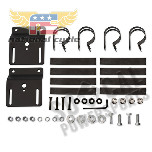 National Cycle - National Cycle Wide Heavy-Duty Windshield Mount Kit - KIT-HF