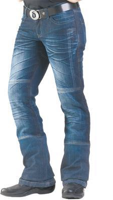 Drayco - Drayco Drift Riding Ladies Jeans - DKDR12 US8 - Blue Denim - 8