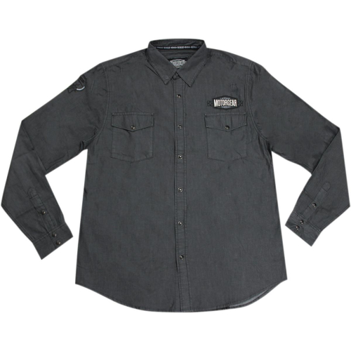 Lethal Threat - Lethal Threat Eagle Piston Long Sleeve Shirt - MG60100M - Black - Medium
