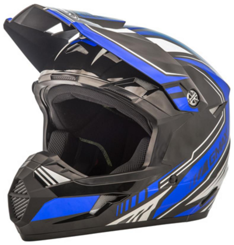 G-Max - G-Max MX46 Uncle Helmet - G3467217 TC-2 - Black/Blue - X-Large
