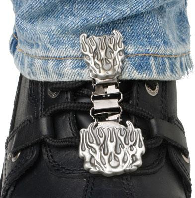 Ryder Clips - Ryder Clips Laced Boots Two Clip Version - Flames - FML-FC