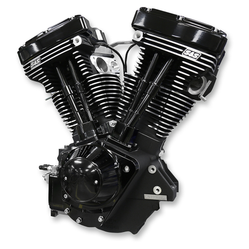 S&S Cycle - S&S Cycle V111 Long Block Engine - Black - 310-0829