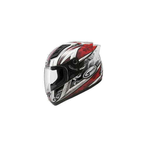 G-Max - G-Max Top Vent for GM69 Helmet - Crusader II White/Red - G069006