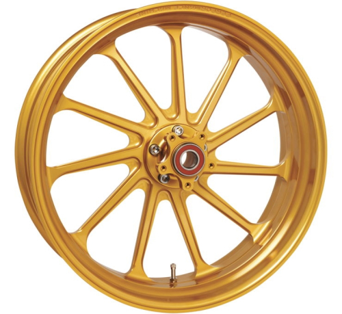 Performance Machine - Performance Machine One-Piece Aluminum Front Wheel - 21in. x 3.5in. - Assault Gold - 1202-7106R-ASLAJAP-G