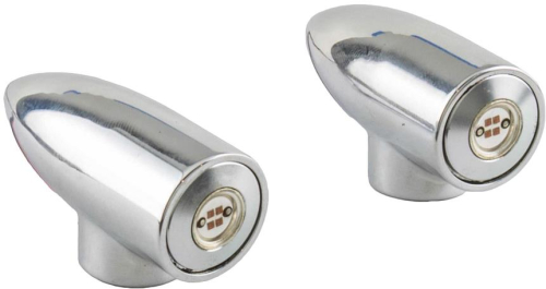 Bagger Nation - Bagger Nation Lightning Bullets - Chrome - LB-F-AMB-C