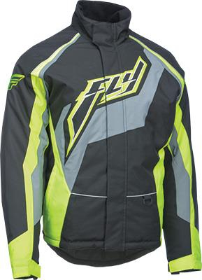 Fly Racing - Fly Racing Outpost Jacket - 6152 470-4019M - Black/Gray/Hi-Vis - Medium