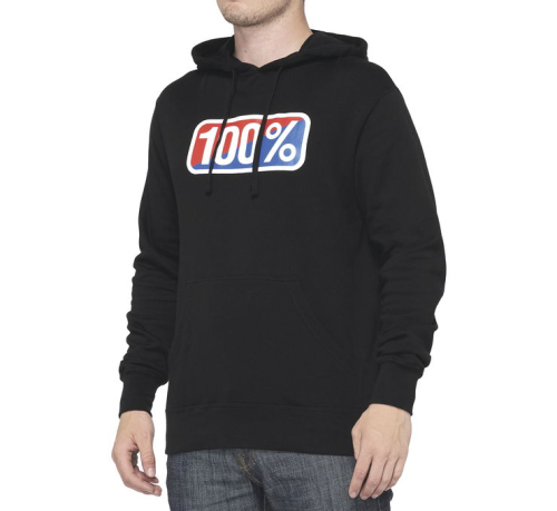 100% - 100% Classic Pullover Hoody - 20029-00030 - Black - Small