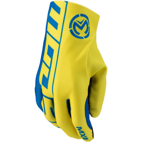 Moose Racing - Moose Racing MX2 Gloves - 3330-6137 - Blue/Yellow - Small