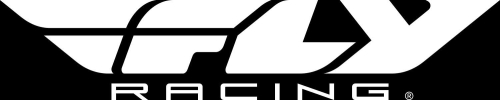Fly Racing - Fly Racing 8in. Fly Racing Die Cut - White - 99-8211