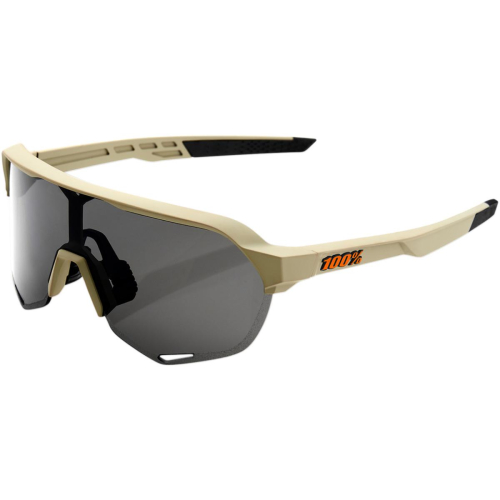 100% - 100% Type-S2 Sunglasses - 61003-104-57 - Tan/Smoke Lens