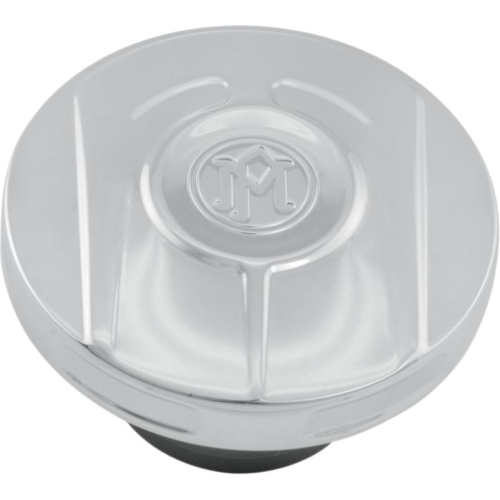Performance Machine - Performance Machine Scallop Dummy Gas Cap - Chrome - 02102019SCACH