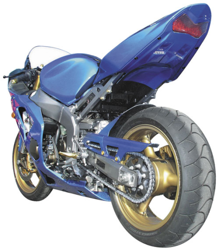 Hotbodies Racing - Hotbodies Racing SBK Undertail - Lime Green (2008-2011) - 50802-1100