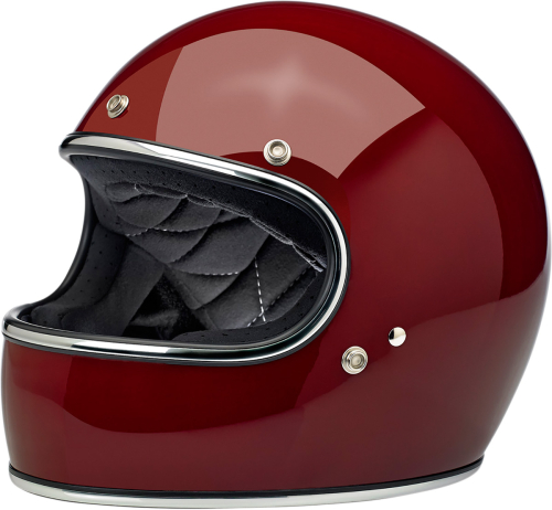 Biltwell Inc. - Biltwell Inc. Gringo Solid Helmet - 1002-108-101 - Gloss Garnet - X-Small
