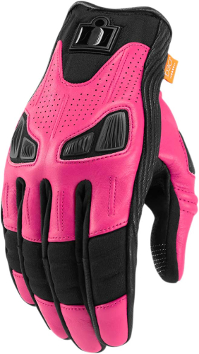 Icon - Icon Automag Womens Gloves - 3302-0682 - Pink - 2XL