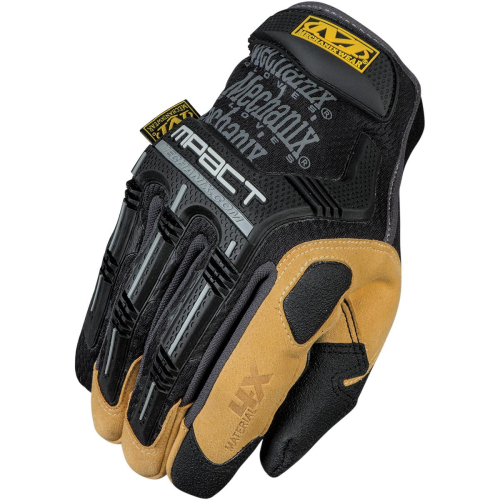 Mechanix Wear - Mechanix Wear Material4X M-Pact Heavy-Duty Impact Gloves - MP4X-75-008 Black/Tan Small