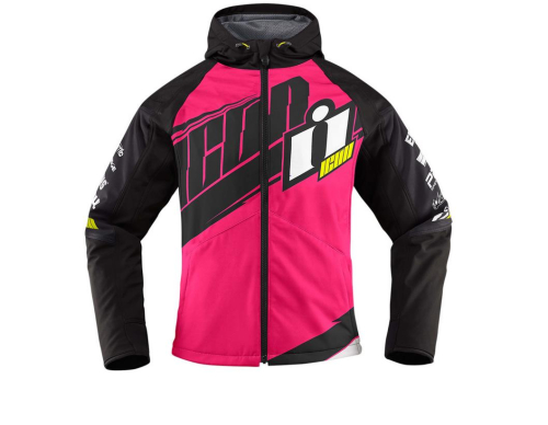 Icon - Icon Team Merc Womens Jacket - XF-2-2822-0792 - Pink - Medium