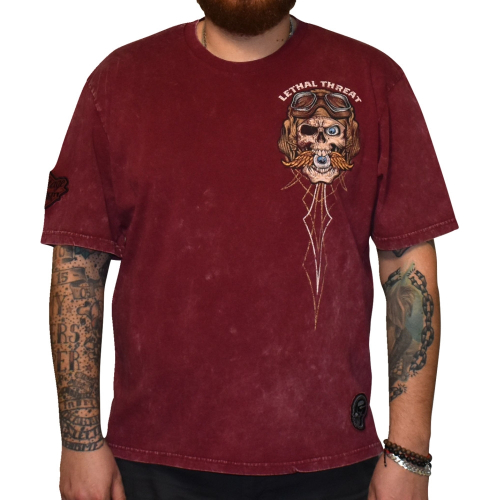 Lethal Threat - Lethal Threat Vintage Velocity Eye for an Eye T-Shirt - VV40179-4XL - Red - 4XL
